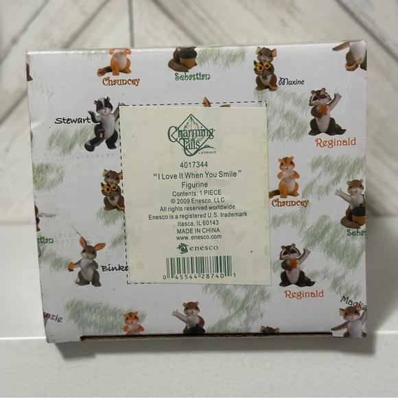 Fitz and Floyd charming tails “I love it when you smile” happy mouse - Picture 7 of 8